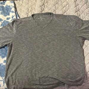 Tommy Bahamas Gray V-Neck Men's Shirt